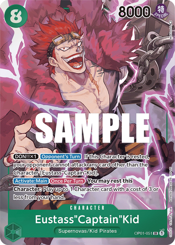 Eustass "Captain" Kid (OP01-051) Alternative Art