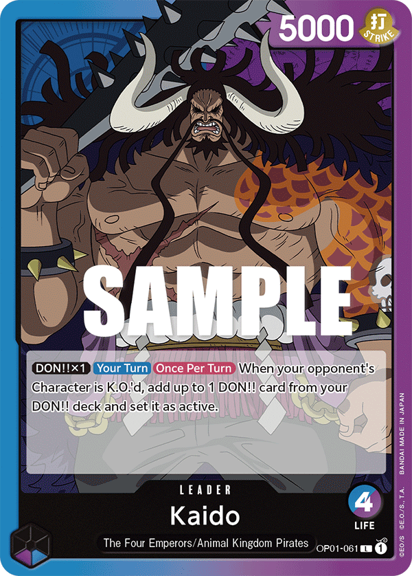 Kaido (OP01-061) Leader