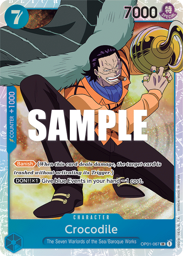 Crocodile (OP01-067) Super Rare