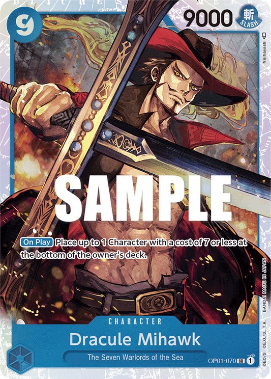 Dracule Mihawk (OP01-070) Super Rare