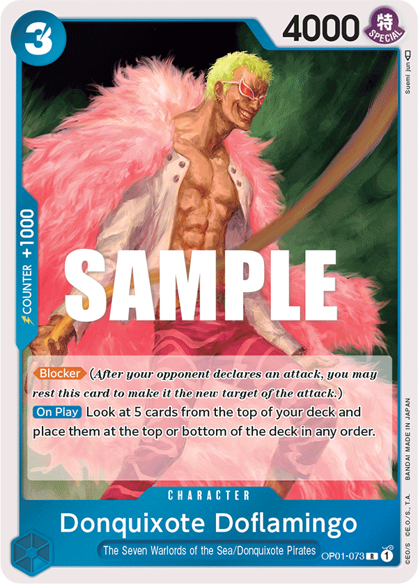 Donquixote Doflamingo (OP01-073) Rare