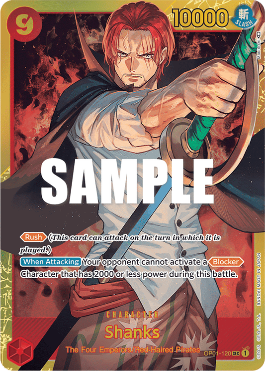 Shanks (OP01-120) Secret Rare
