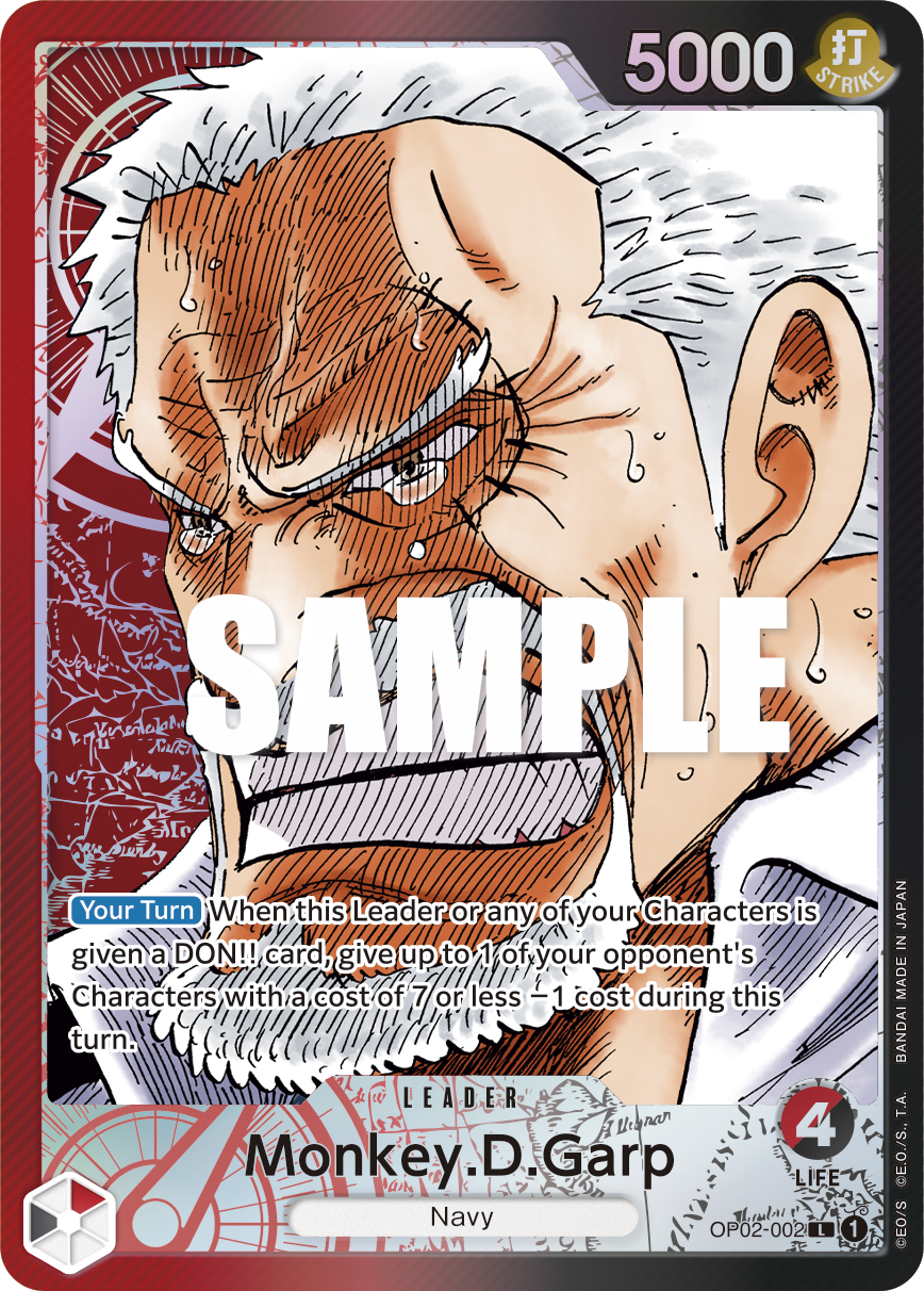 Monkey D. Garp (OP02-002) Alternative Art