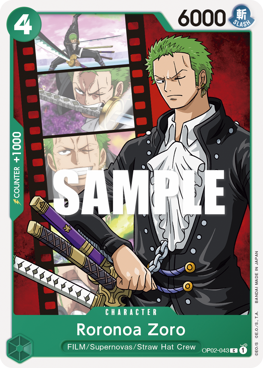 Roronoa Zoro (OP02-043) Common