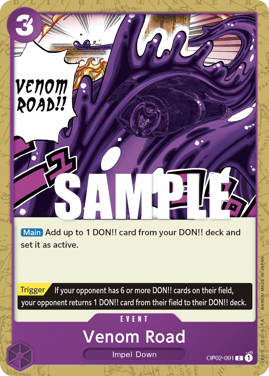 Venom Road (OP02-091) Common