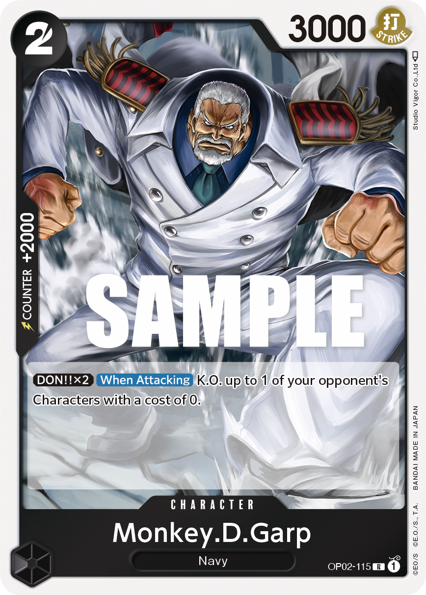 Monkey.D.Garp (OP02-115) Rare