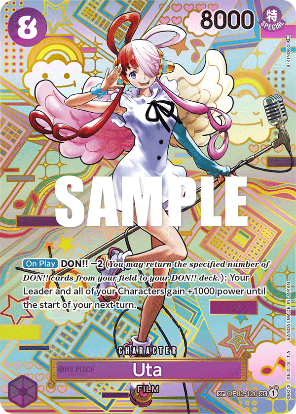 Uta (OP02-120) SP Alternative Art