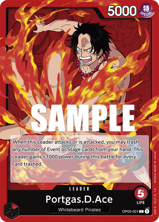 Portgas.D.Ace (OP03-001) Leader