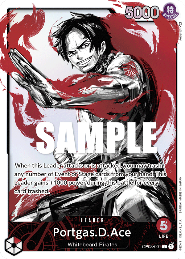 Portgas.D.Ace (OP03-001) Alternative Art