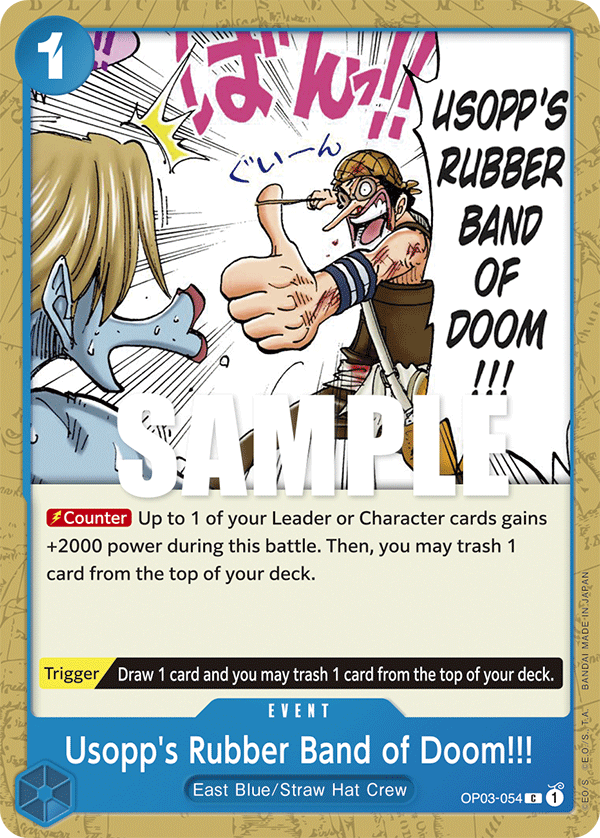 Usopp's Rubber Band of Doom! (OP03-054) Common