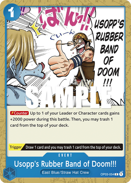 Usopp's Rubber Band of Doom! (OP03-054) Common