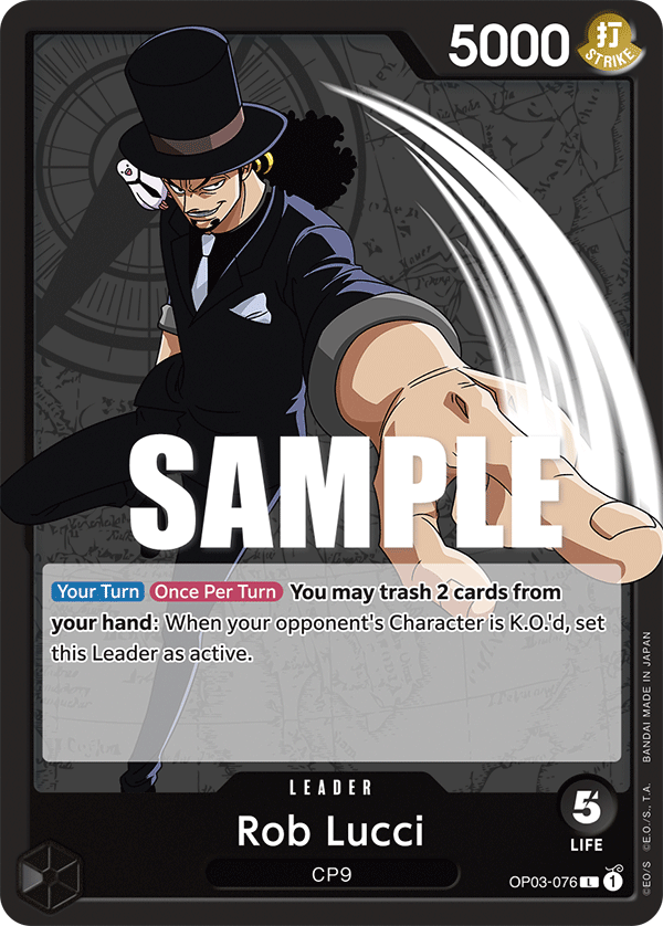 Rob Lucci (OP03-076) Leader