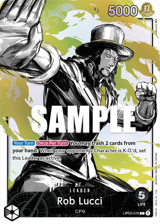 Rob Lucci (OP03-076) Alternative Art