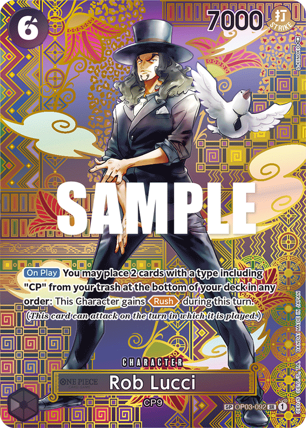 Rob Lucci (OP03-092) SP Alternative Art