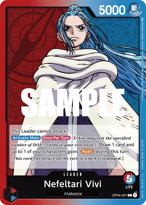 Nefertari Vivi (OP04-001) Leader