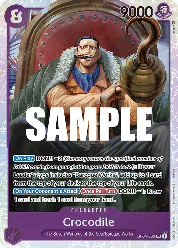 Crocodile (OP04-060) Super Rare