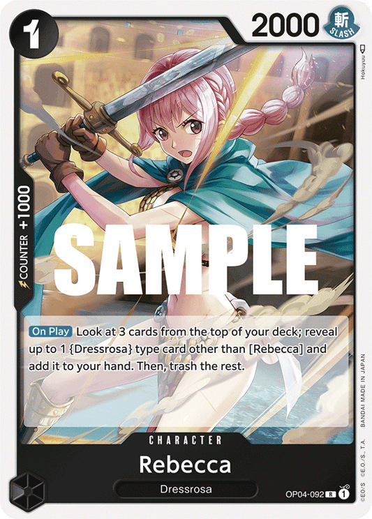 Rebecca (OP04-092) Rare