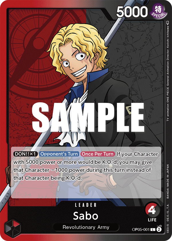 Sabo (OP05-001) Leader