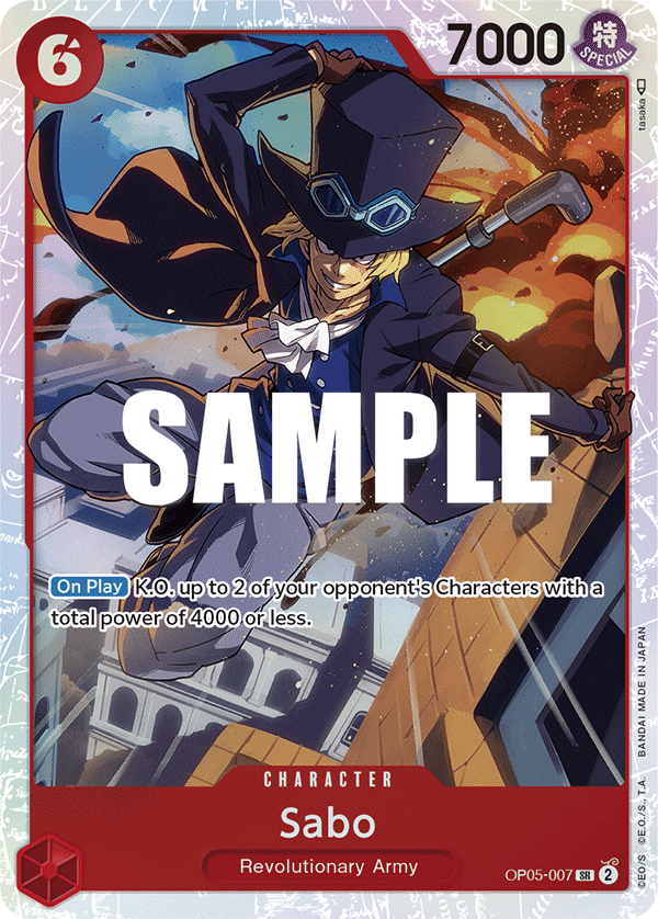 Sabo (OP05-007) Super Rare