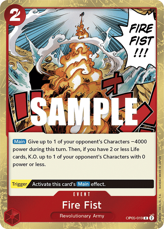 Fire Fist (OP05-019) Rare