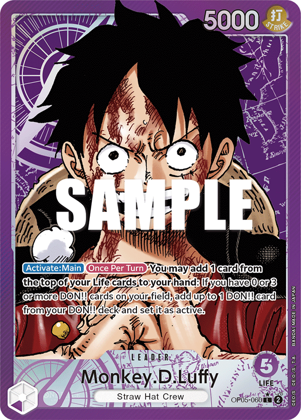 Monkey.D.Luffy (OP05-060) Alternative Art