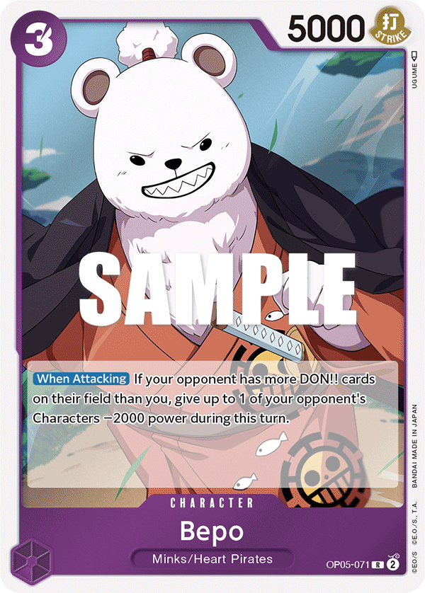 Bepo (OP05-071) Rare