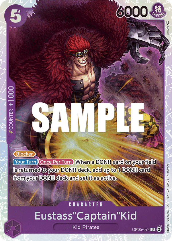 Eustass"Captain"Kid (OP05-074) Super Rare