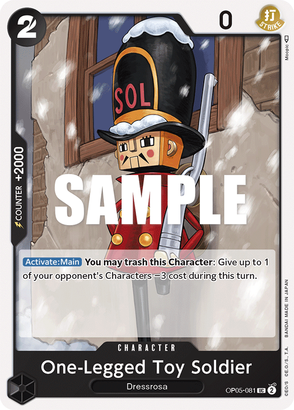 One-Legged Toy Soldier (OP05-081) Uncommon