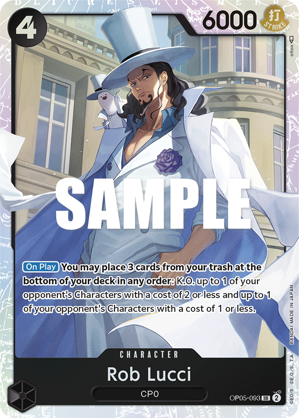 Rob Lucci (OP05-093) Super Rare