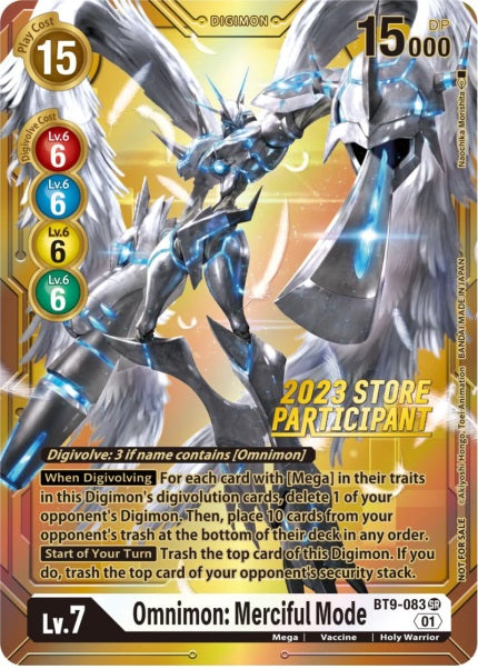Omnimon: Merciful Mode (BT9-083) (2023 Store Participant)