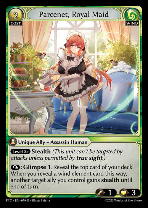 Parcenet, Royal Maid (Fractured Crown) EN-079 Rare