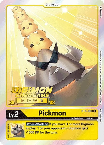 Pickmon (BT5-003) Fest Stamped