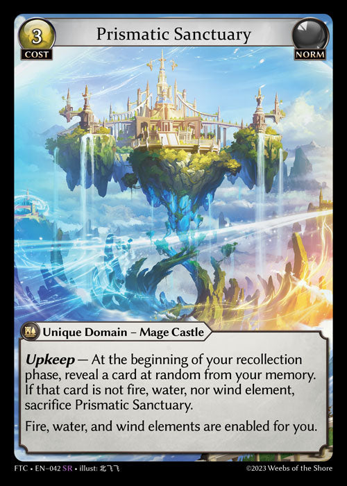 Prismatic Sanctuary (Fractured Crown) EN-042 Super Rare