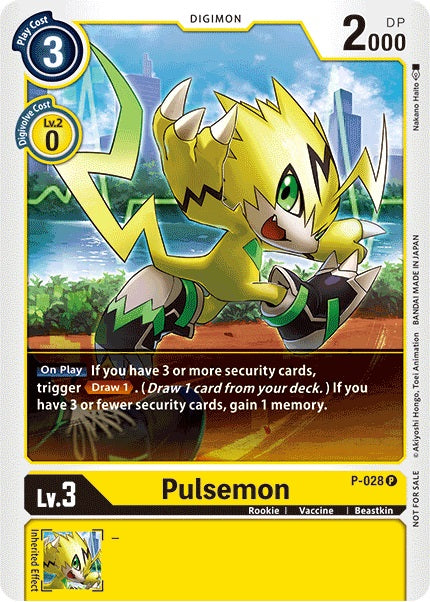 Pulsemon (P-028) Non Foil Great Legend Pre-Release 