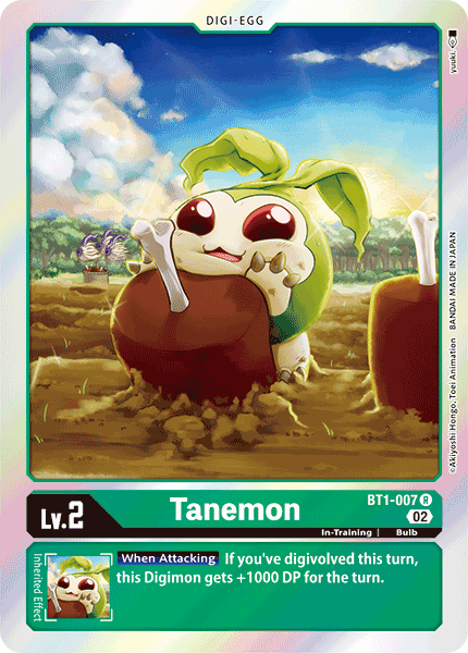 Tanemon (BT1-007) Rare (Resurgence Booster Set)