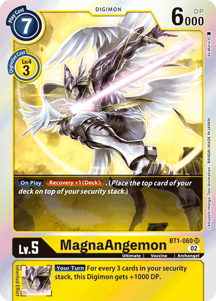 MagnaAngemon (BT1-060) Super Rare (Resurgence Booster Set)