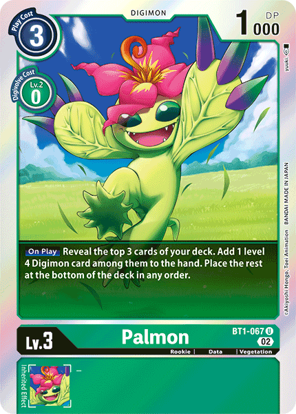 Palmon (BT1-067) Uncommon (Resurgence Booster Set)