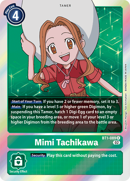 Mimi Tachikawa (BT1-089) Rare (Resurgence Booster Set)