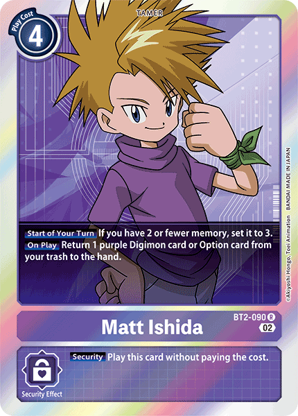 Matt Ishida (BT2-090) Rare (Resurgence Booster Set)