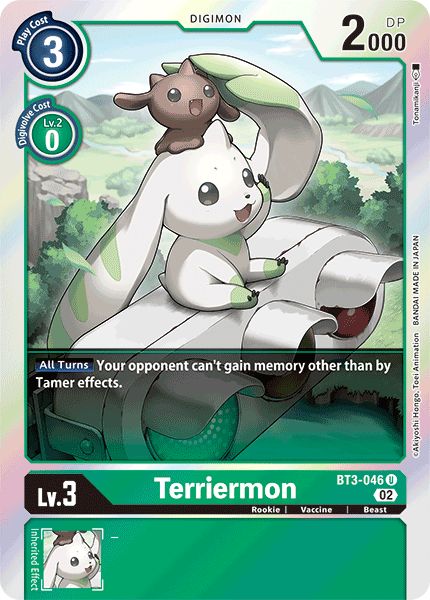 Terriermon (BT3-046) Uncommon (Resurgence Booster Set)