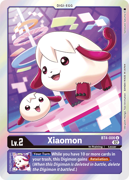 Xiaomon (BT4-006) Uncommon (Resurgence Booster Set)