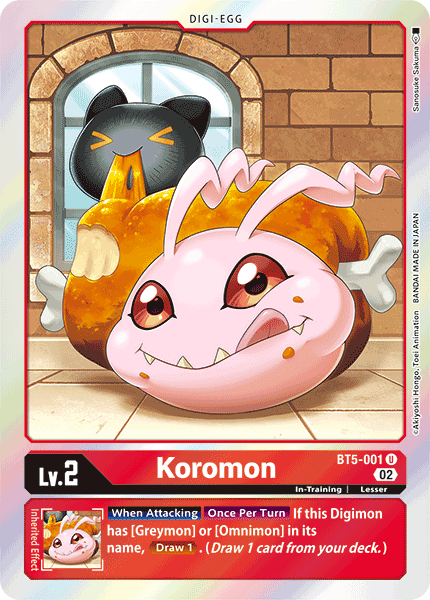 Koromon (BT5-001) Uncommon (Resurgence Booster Set)