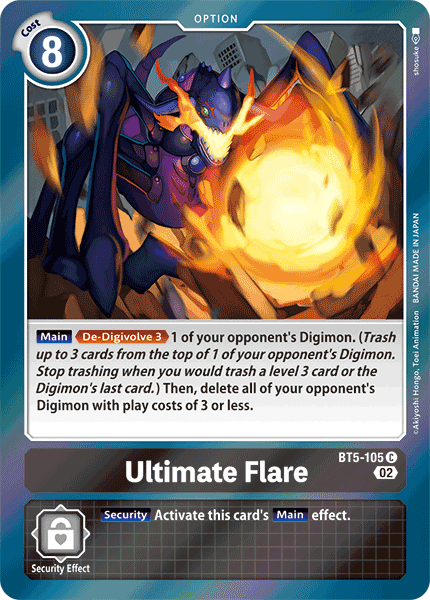 Ultimate Flare (BT5-105) Common (Resurgence Booster Set)