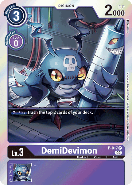 DemiDevimon (P-017) Promo (Resurgence Booster Set)