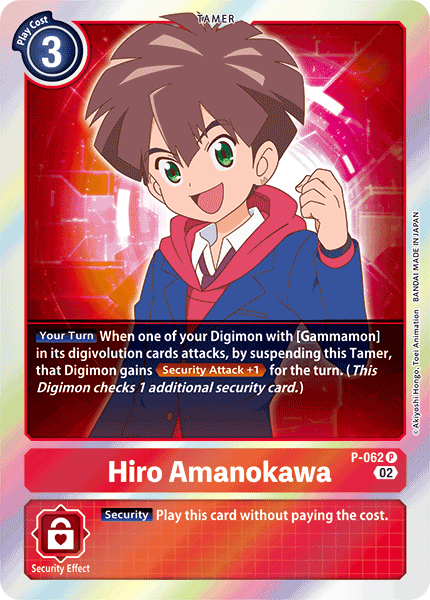 Hiro Amanokawa (P-062) Promo (Resurgence Booster Set)