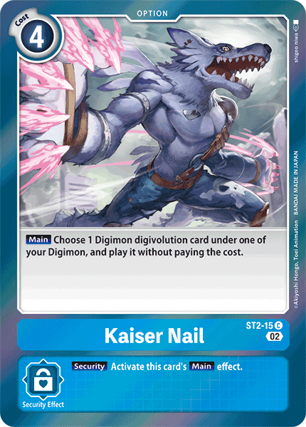 Kaiser Nail (ST2-15) Common (Resurgence Booster Set)