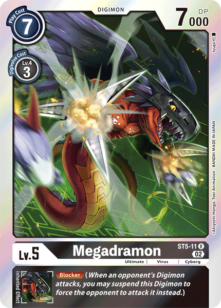 Megadramon (ST5-11) Rare (Resurgence Booster Set)