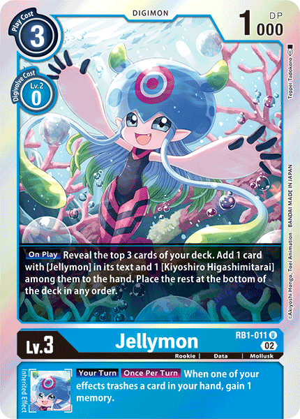 Jellymon (RB1-011) Uncommon (Resurgence Booster Set)