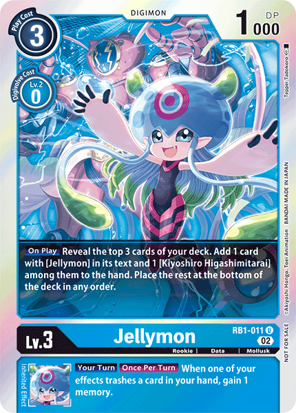 Jellymon (RB1-011) Box Topper (Resurgence Booster Set)