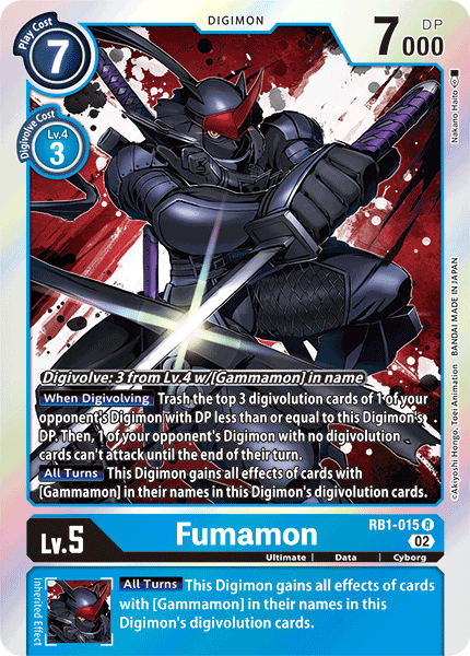 Fumamon (RB1-015) Rare (Resurgence Booster Set)